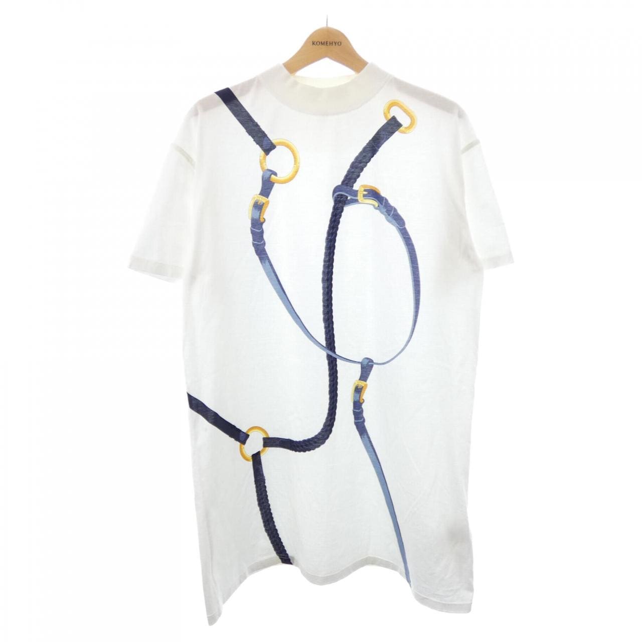 エルメス HERMES COACHING REMIX 5E4523DN カットワンピース