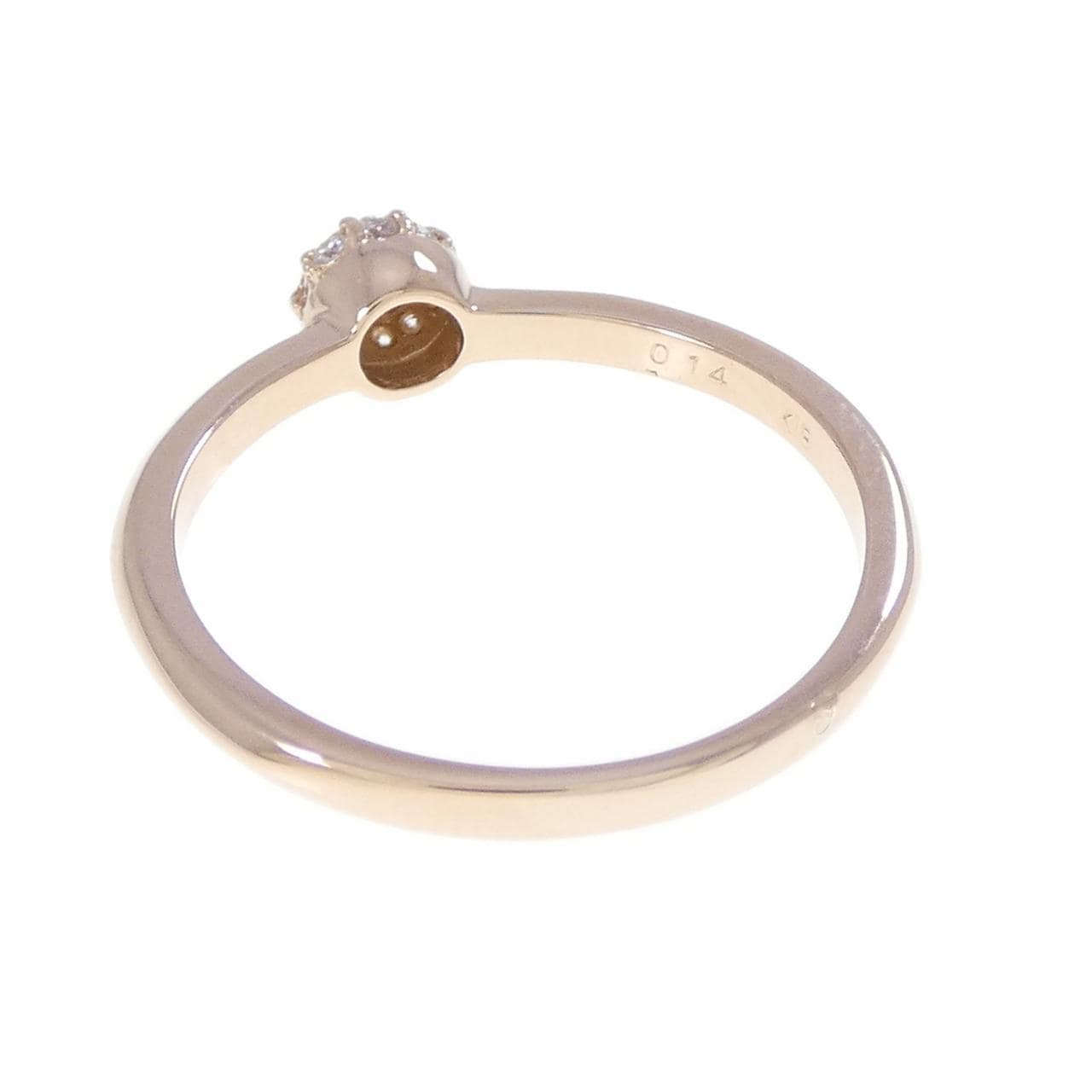 K18PG ダイヤモンド リング 0.14CT