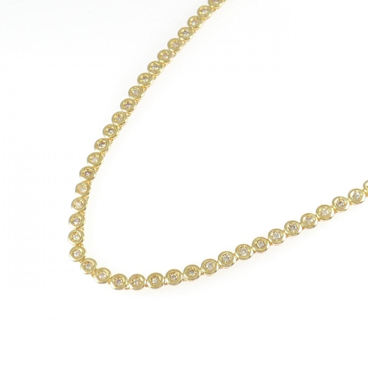 K18YG ダイヤモンド ネックレス 2CT