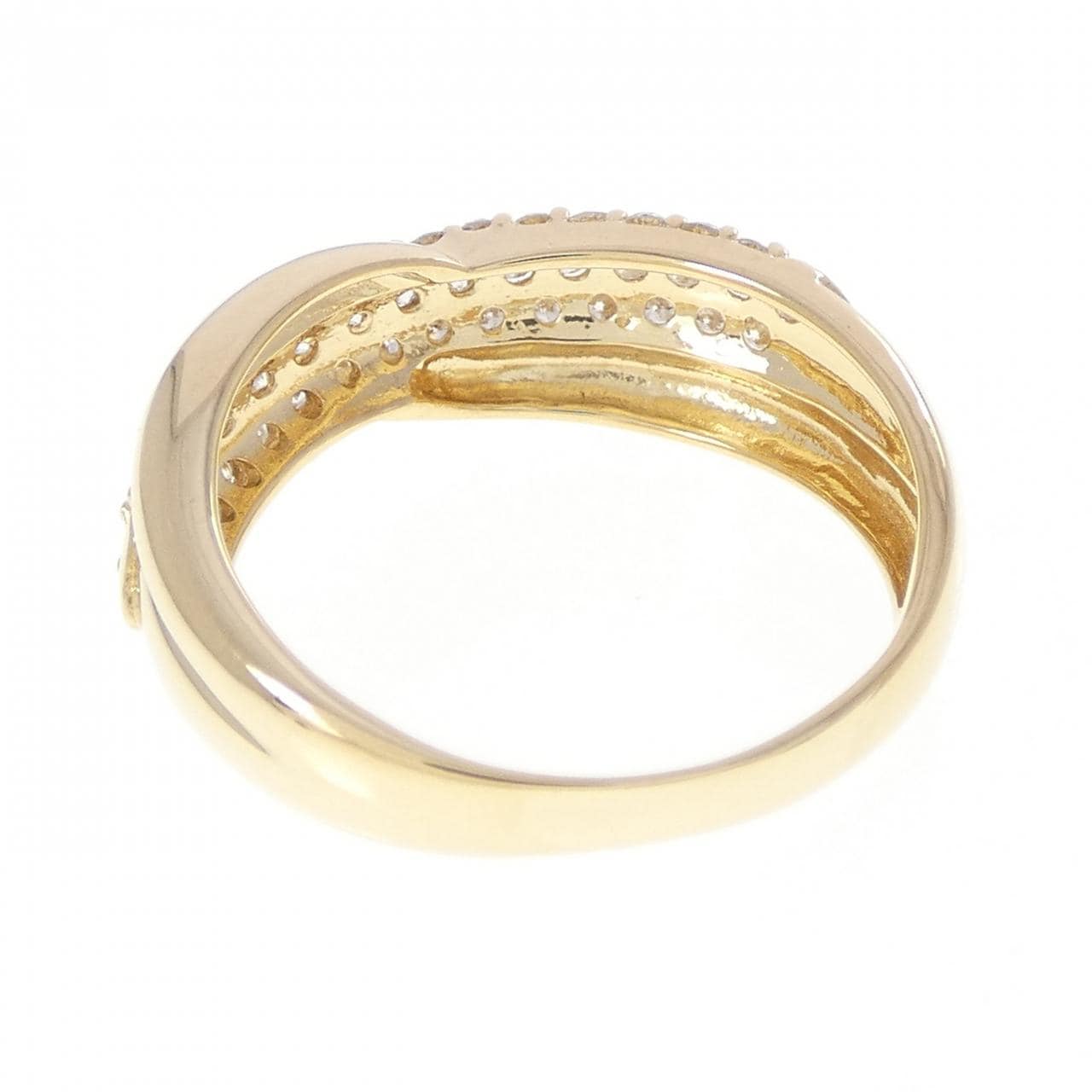 K18YG ダイヤモンド リング 0.50CT