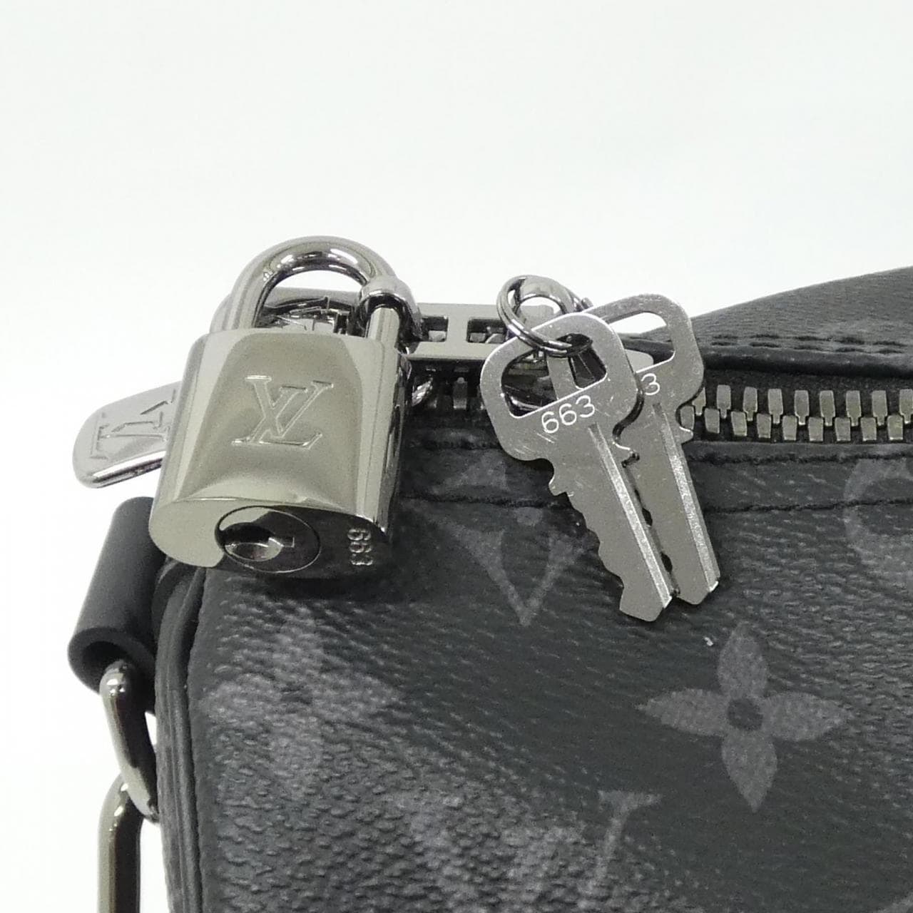 ルイヴィトン モノグラム エクリプス キーポル バンドリエール 45cm M40569 ボストンバッグ