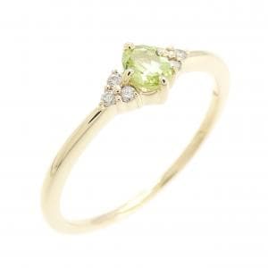 K10YG Peridot ring