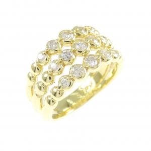 K18YG ダイヤモンド リング 0.30CT