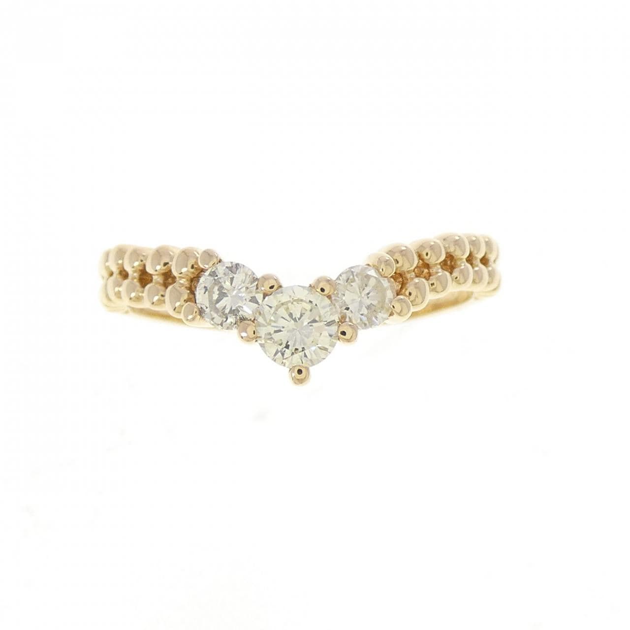 K18YG ダイヤモンド リング 0.33CT