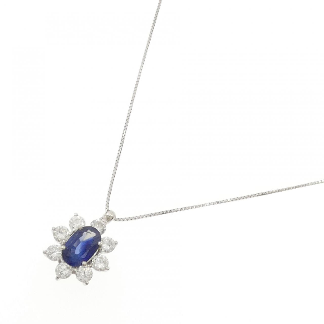 PT900/PT850 サファイヤ ネックレス 1.48CT