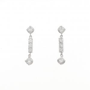 K18WG ダイヤモンド ピアス 0.60CT