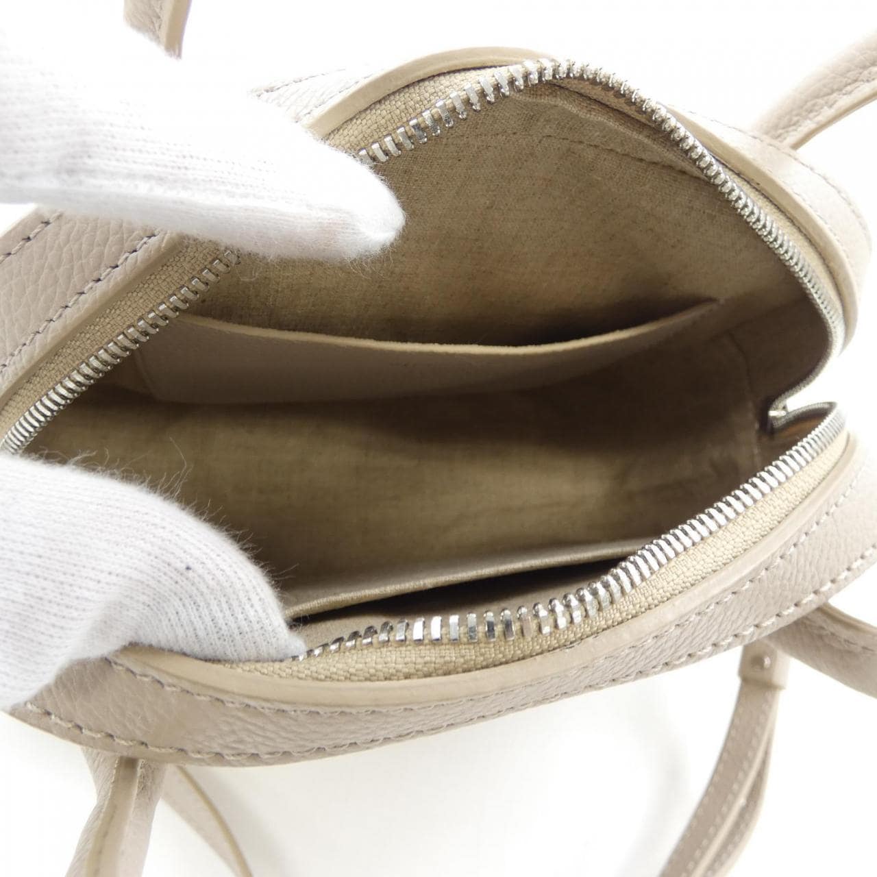 メゾンカナウ MAISON CANAU THEORY LUXE ROUND BOSTON BAG