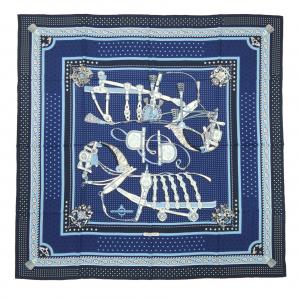 エルメス HERMES HARNAIS DE COUR BANDANA H243935S カレジェアン140 ショール