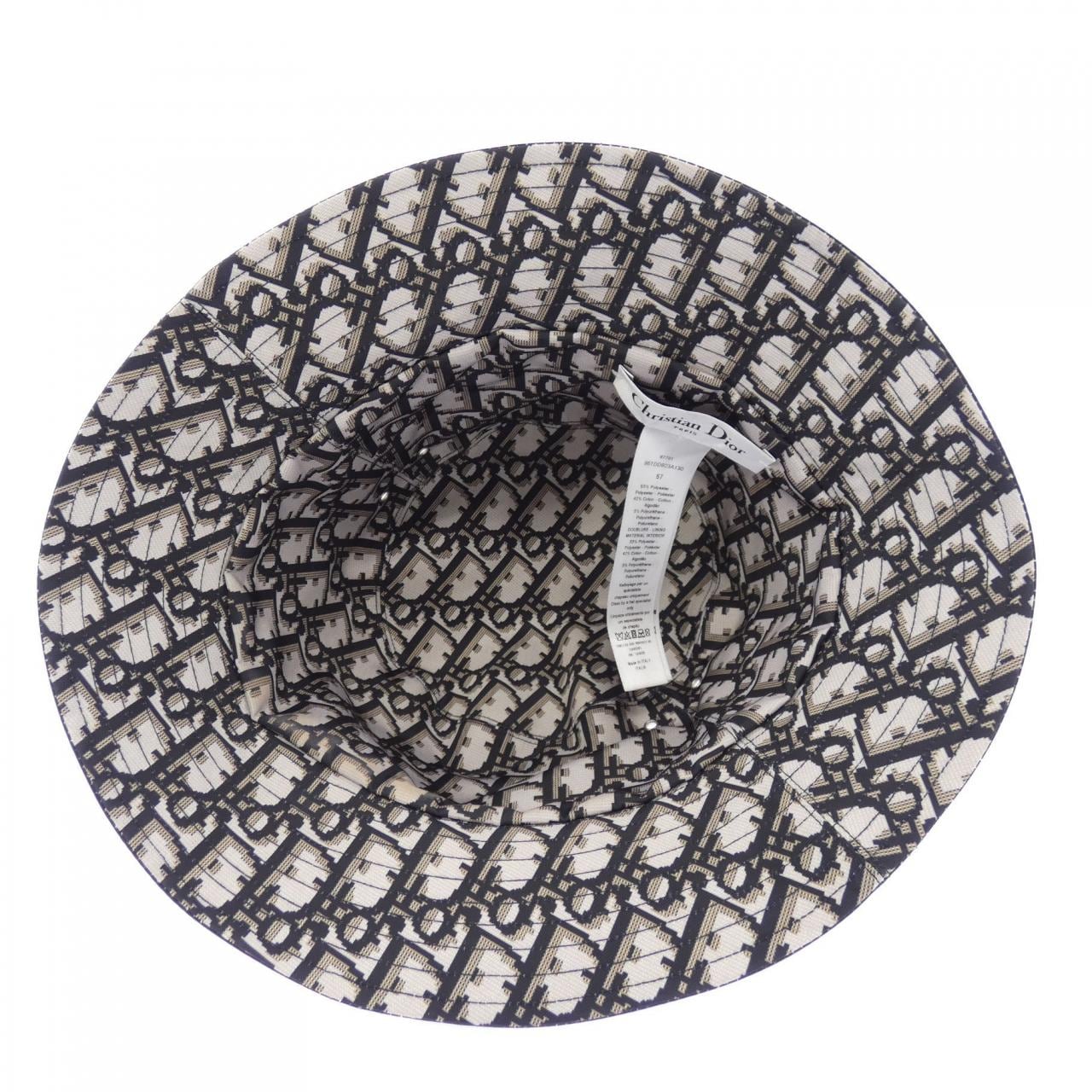 クリスチャンディオール CHRISTIAN DIOR TEDDY-D ボブハット オブリーク 95TDD923A130 ハット