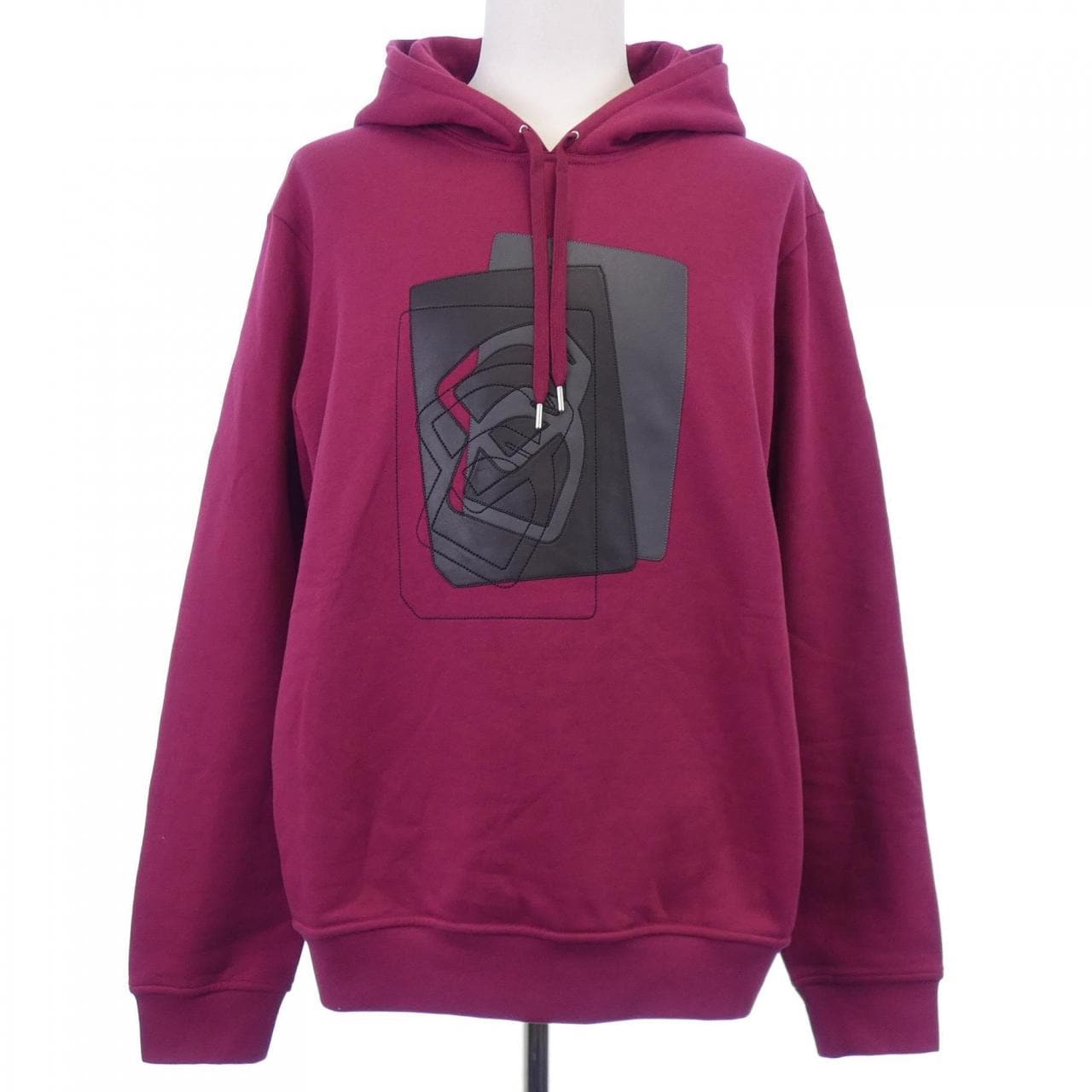 エルメス HERMES フーデッドパーカレザーパッチ　ETRIERS DECALES 367800HA パーカー