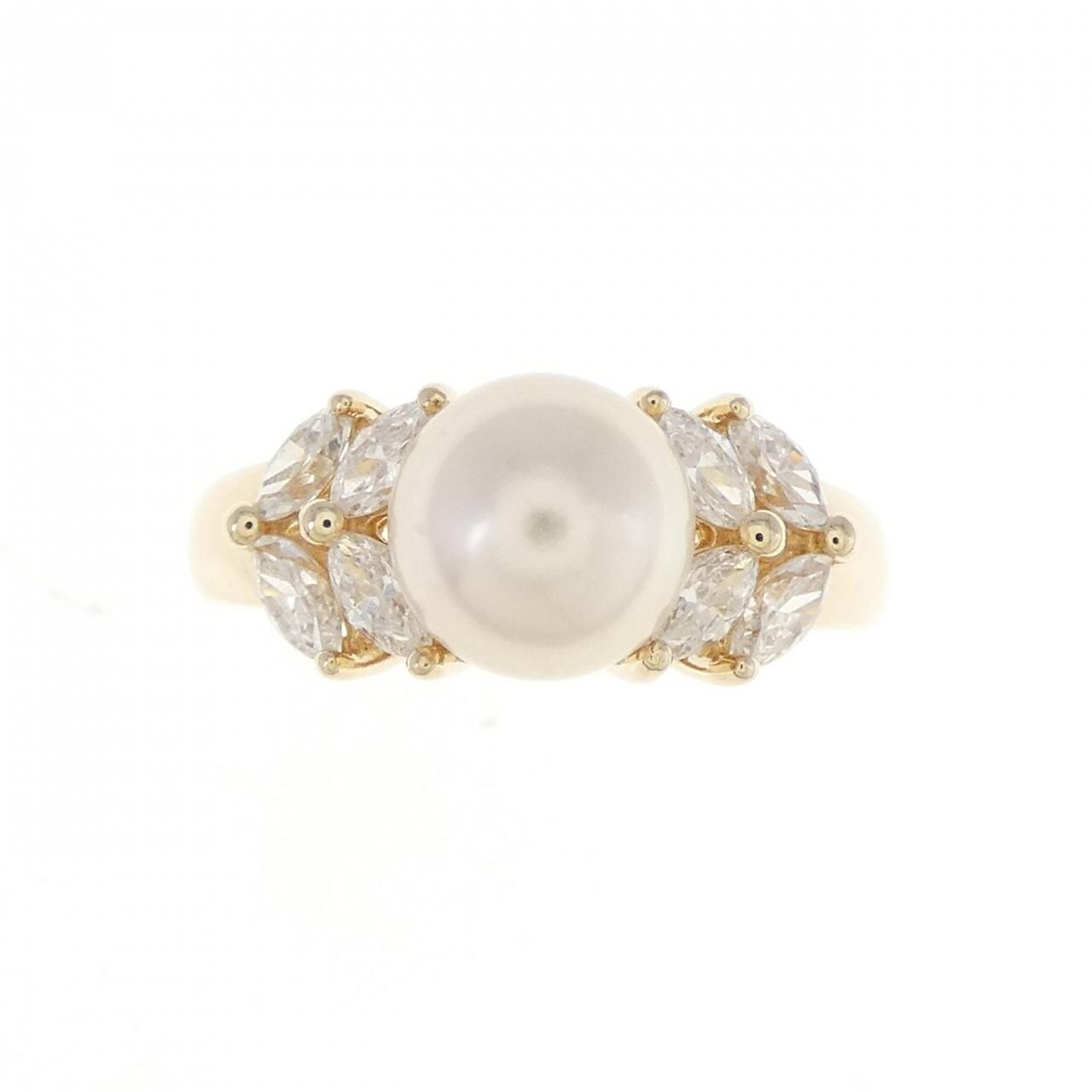 14KYG Akoya pearl ring 7.2mm