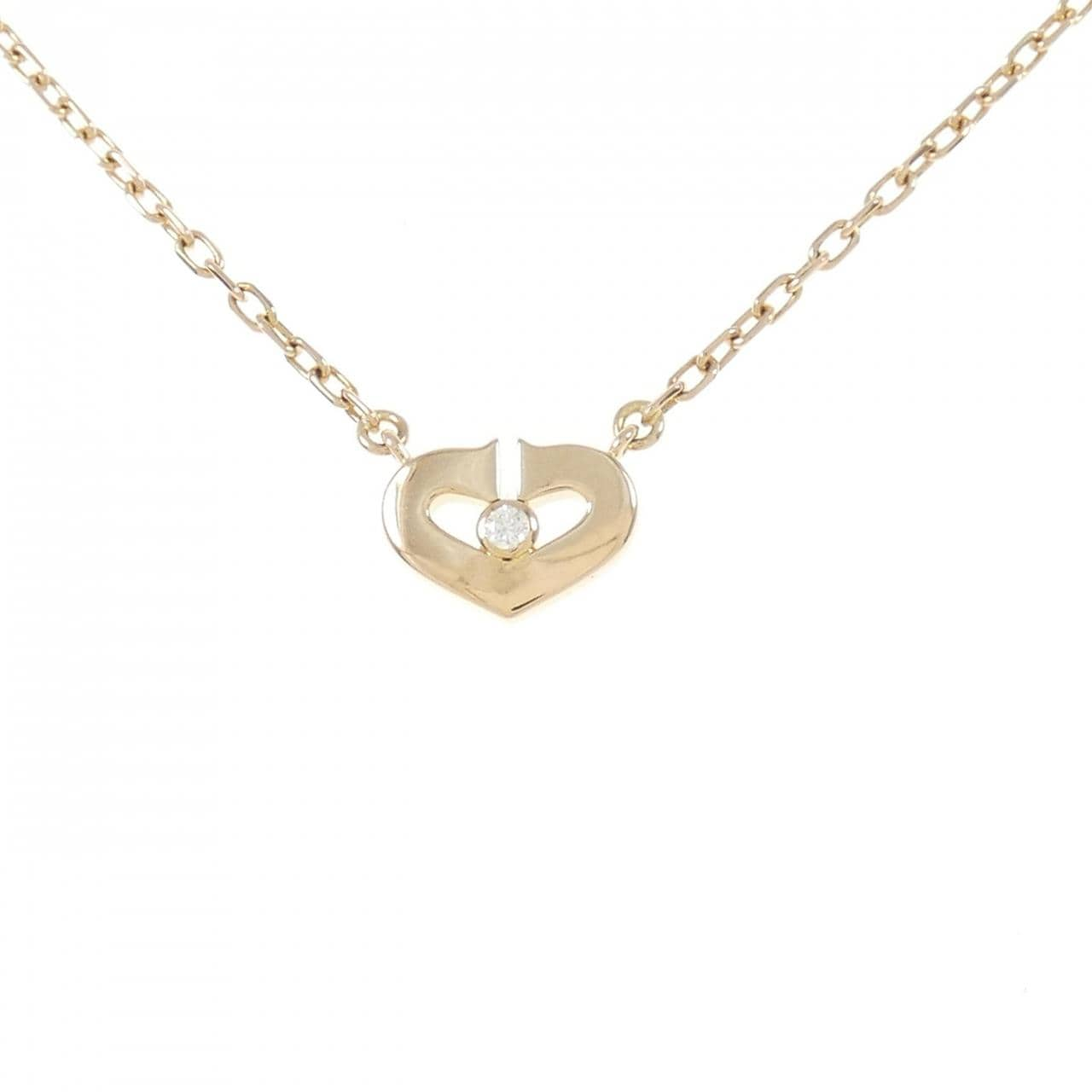 Cartier C heart small necklace