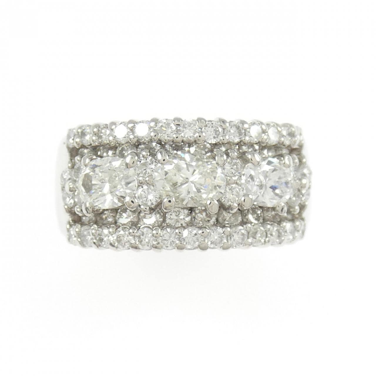 PT900钻石戒指，0.95克拉