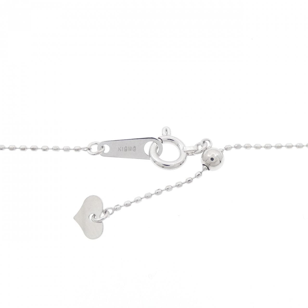 K18WG ダイヤモンド ネックレス 0.25CT