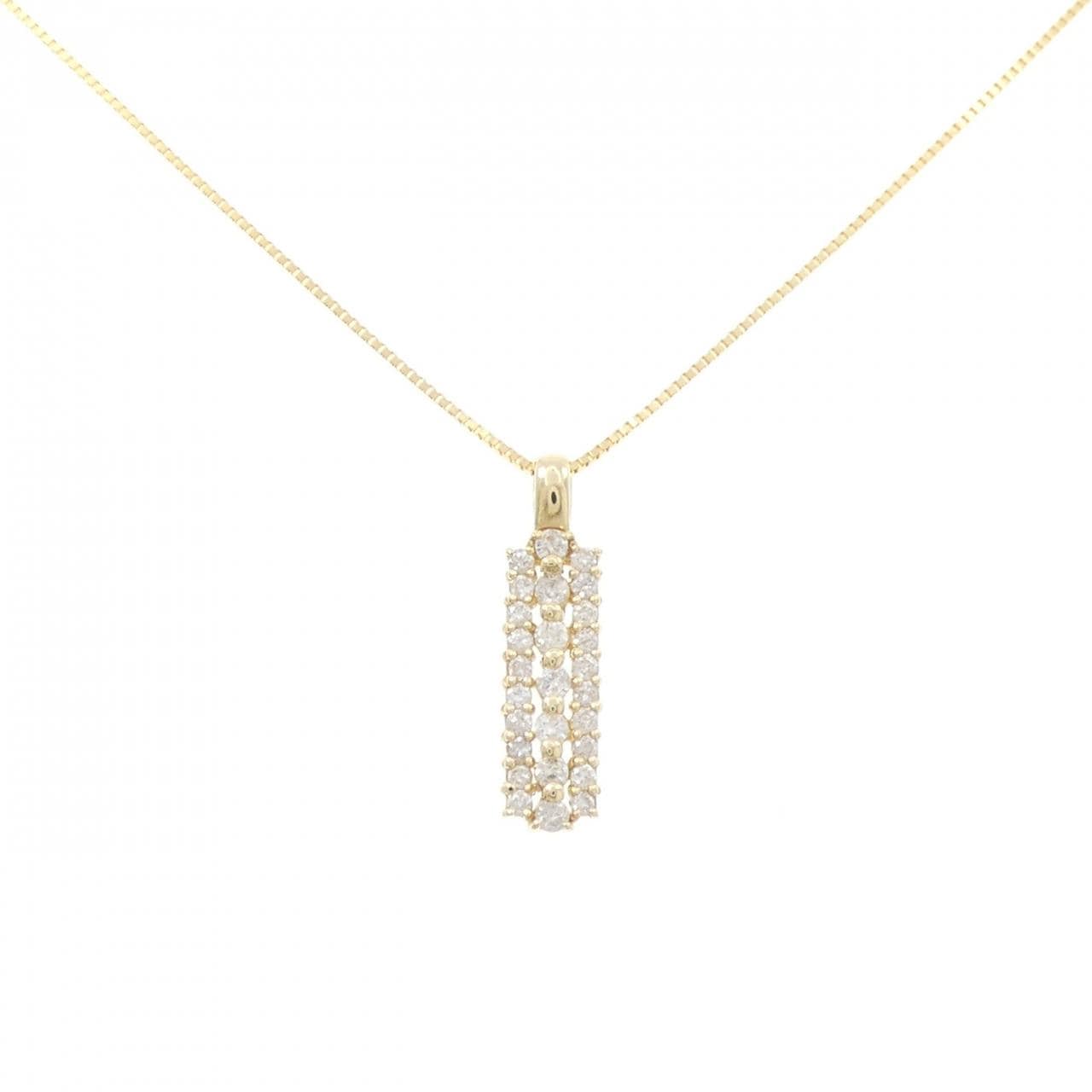 K18YG ダイヤモンド ネックレス 0.50CT