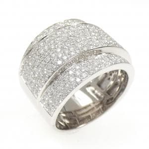 750WG パヴェ ダイヤモンド リング 1.75CT