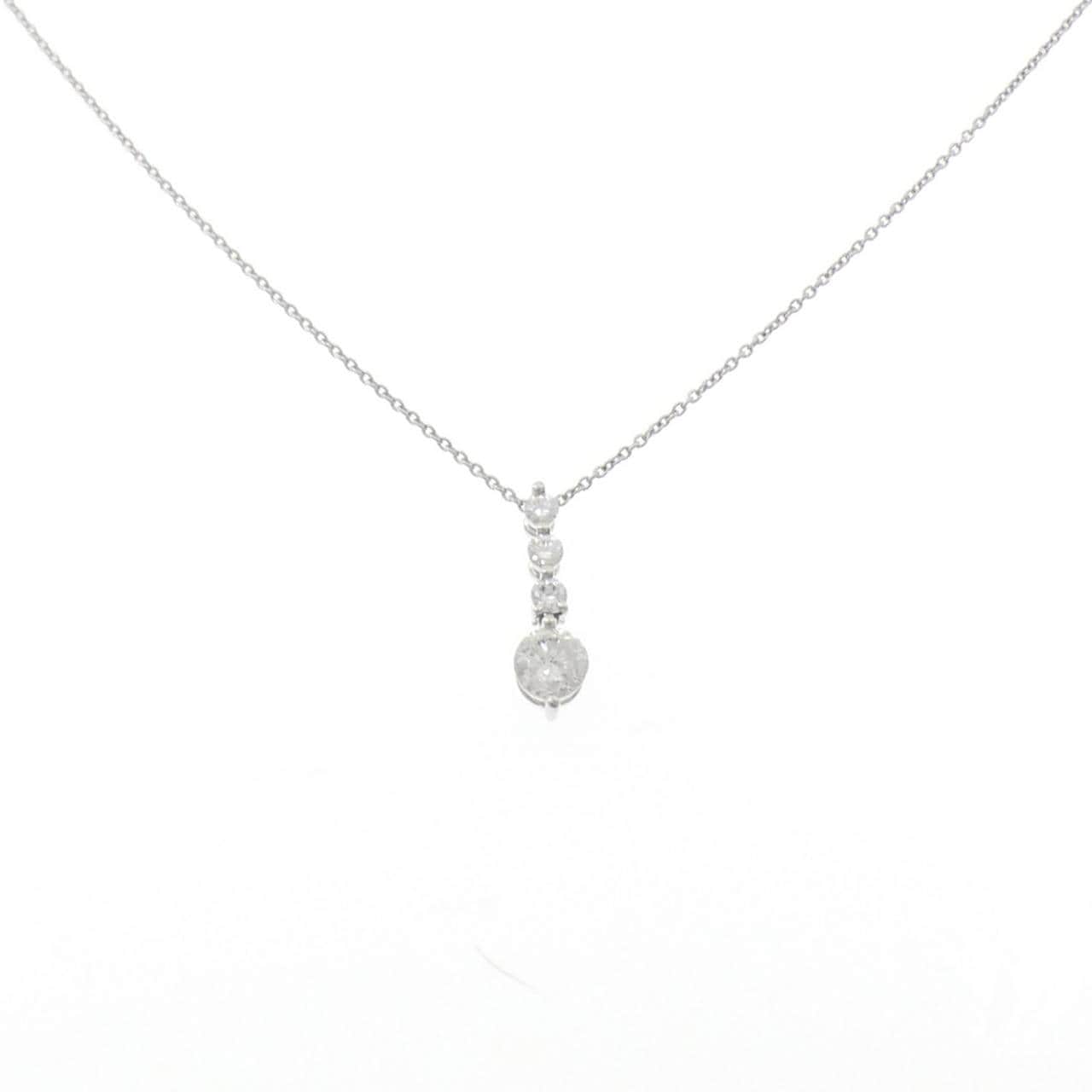PT900/PT850 ダイヤモンド ネックレス 0.596CT