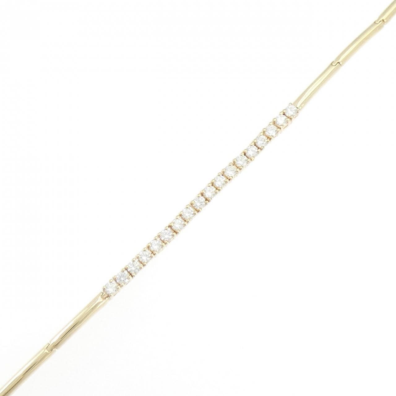 K14YG キュービック ブレスレット