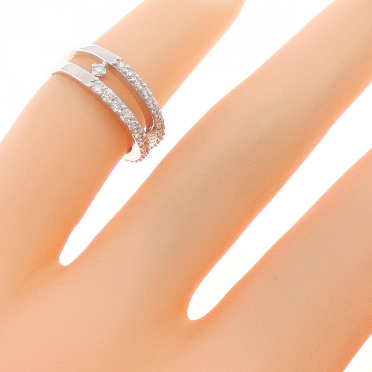 スタージュエリー ダイヤモンド ピンキー リング 0.33CT