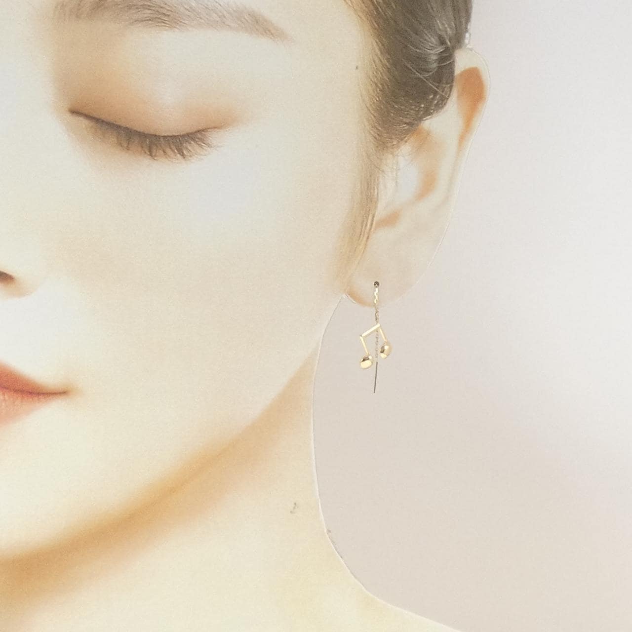 K18YG オンプ ピアス