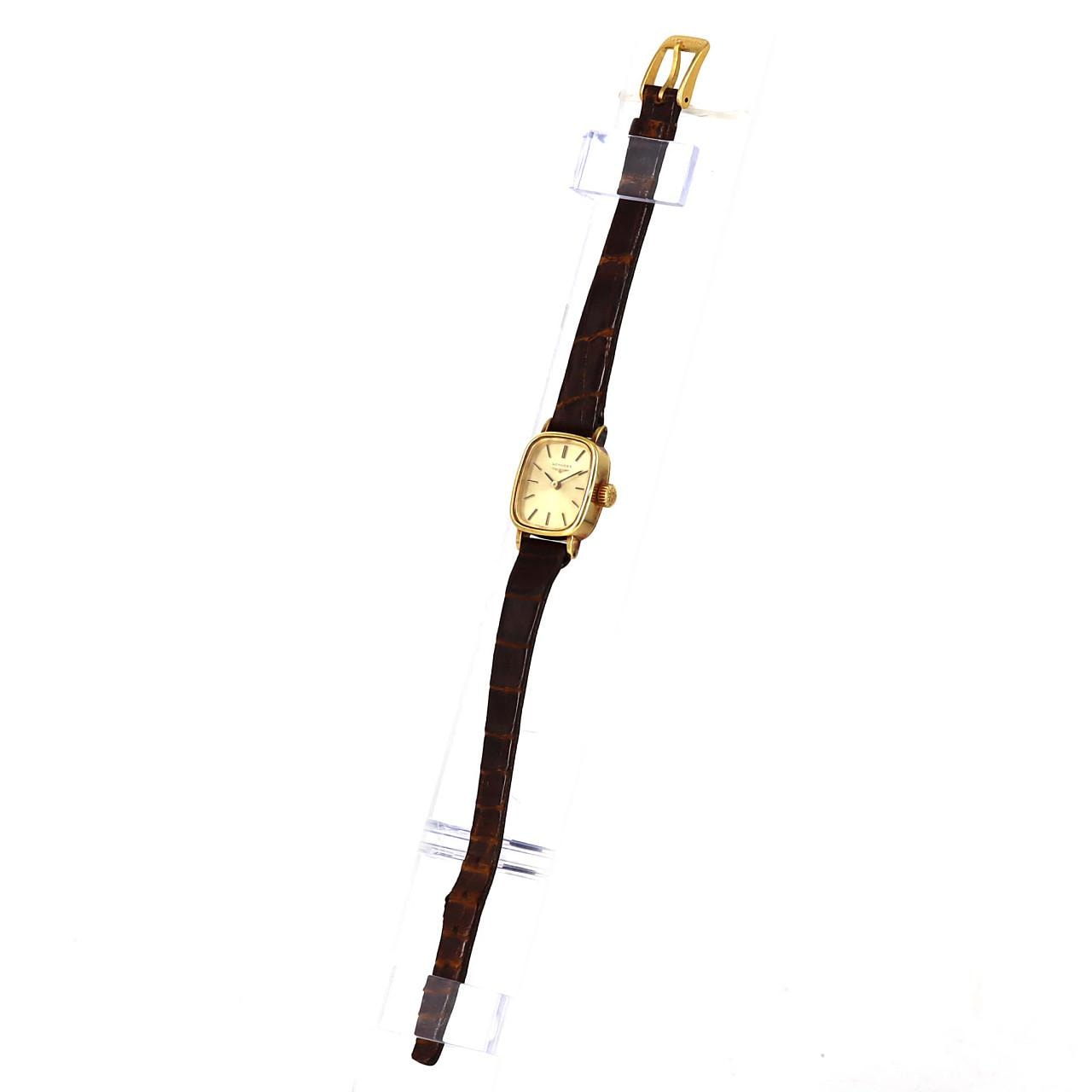 【ノーメンテナンス還元価格】ロンジン スクエアケース YG YG 手巻