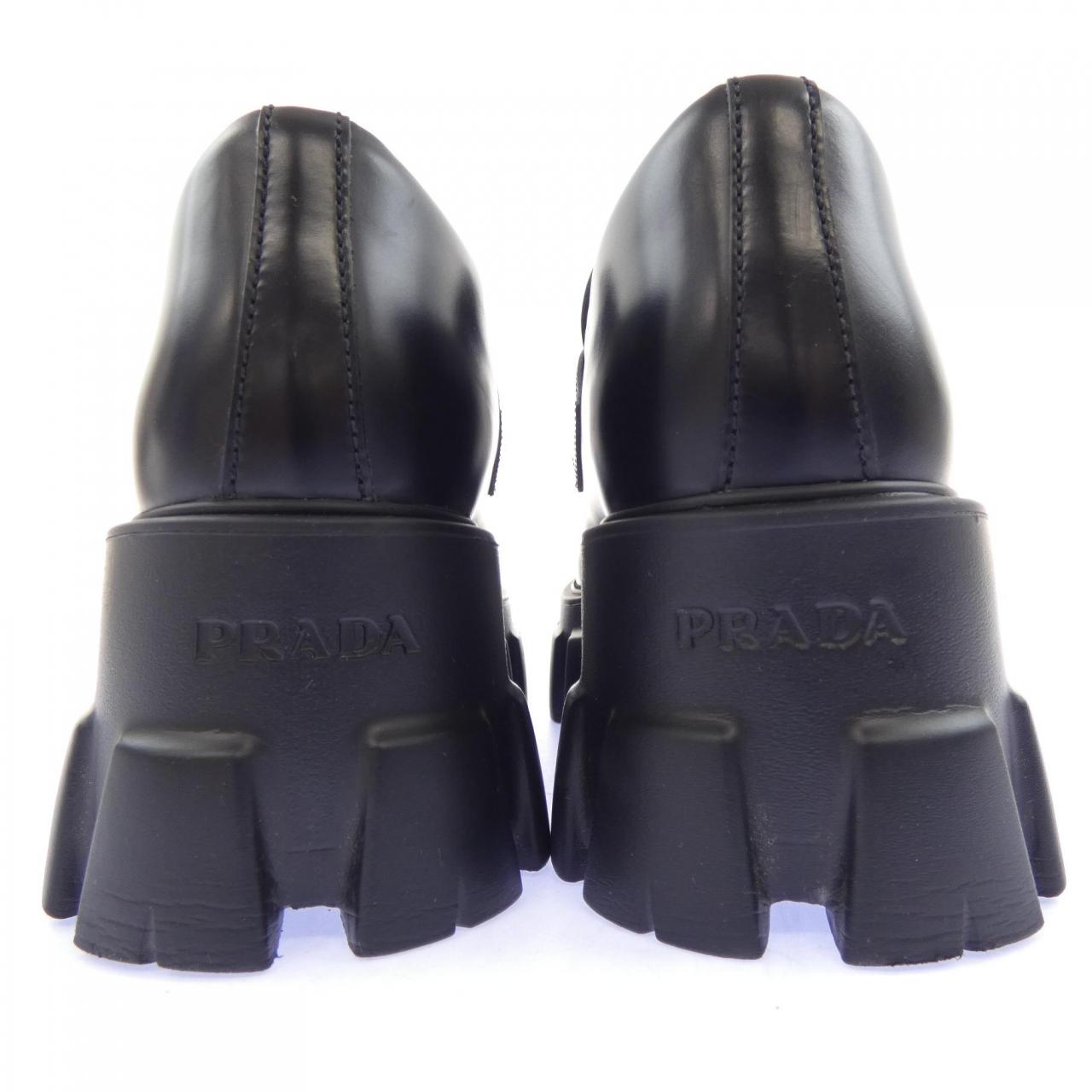 プラダ PRADA モノリス ローファー トライアングルロゴ 1D649M シューズ