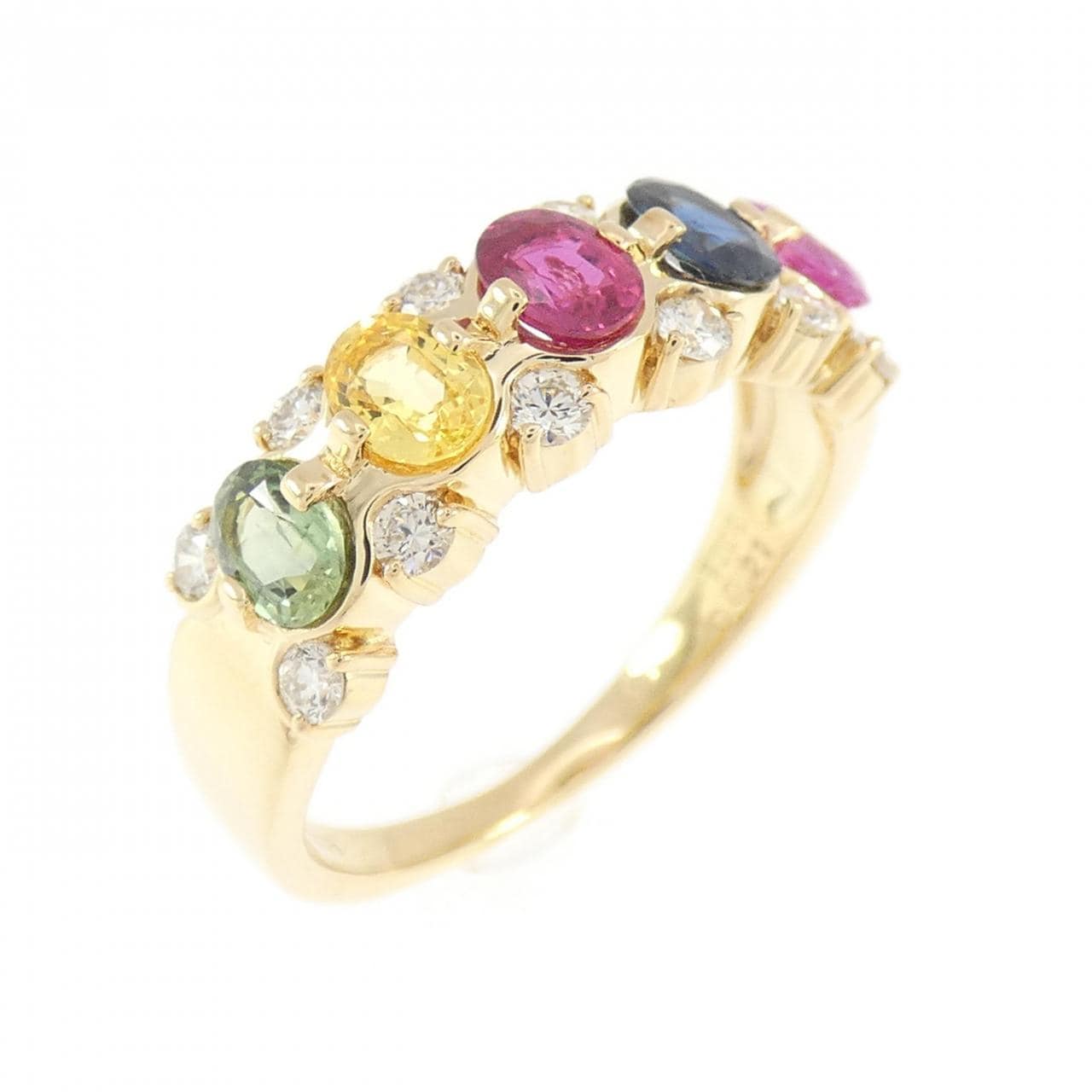 K18YG サファイヤ リング 1.08CT