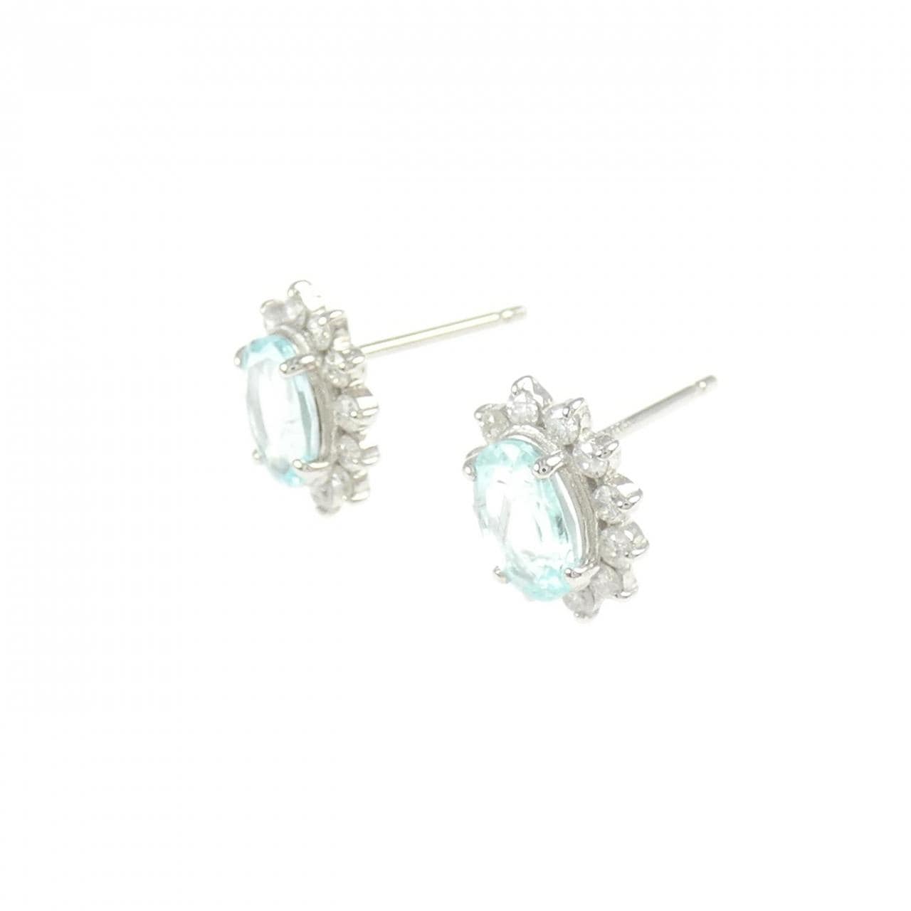 PT900 パライバトルマリン ピアス 0.89CT