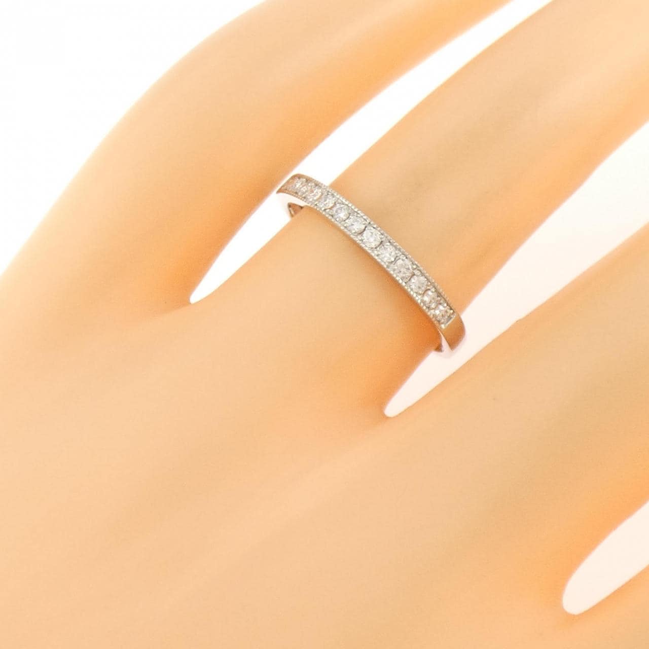 PT950 ダイヤモンド リング 0.13CT