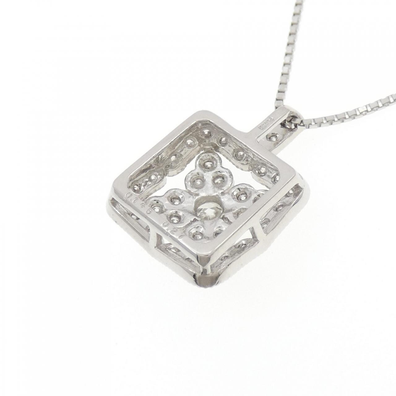 PT900/PT850 ダイヤモンド ネックレス 0.146CT