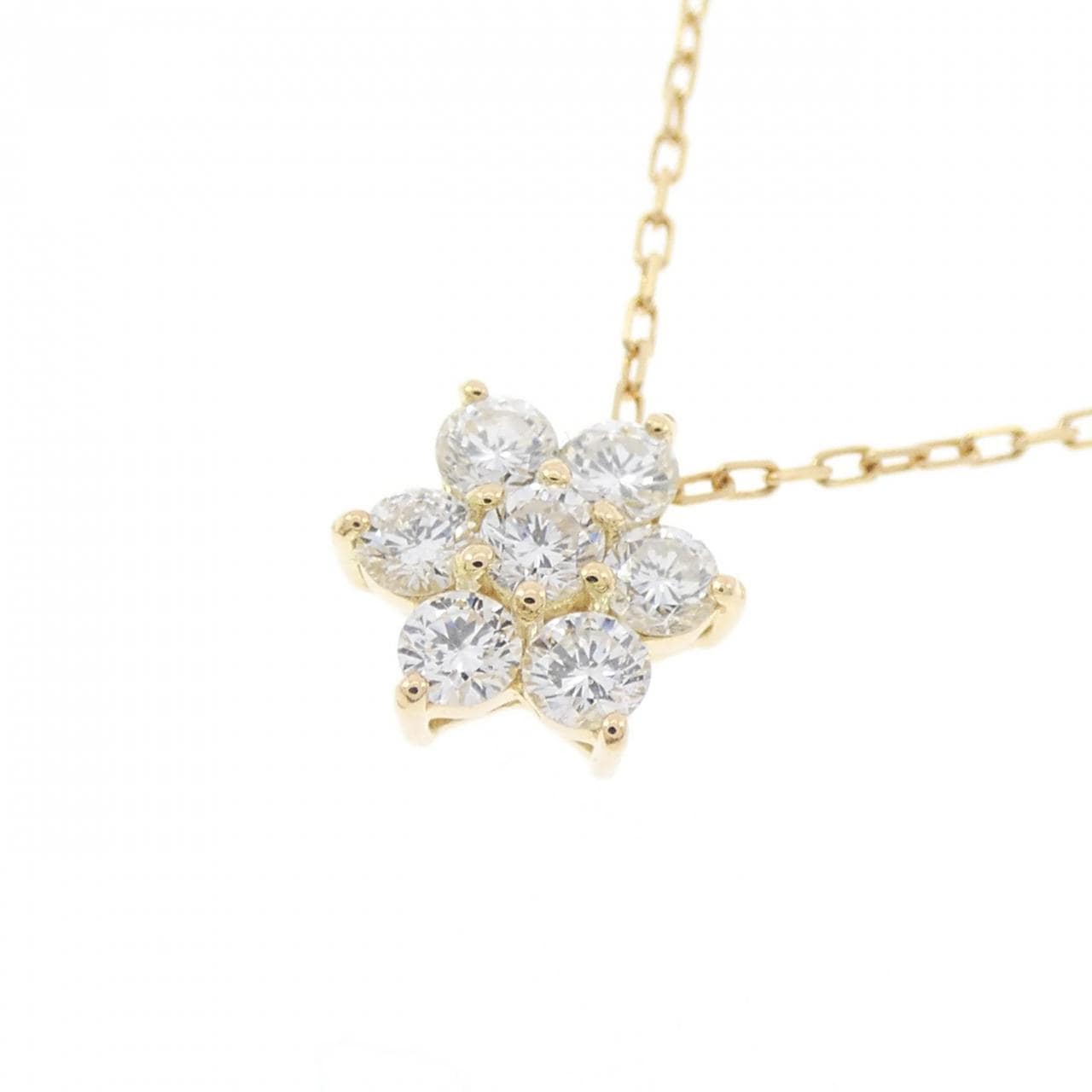 K18YG ダイヤモンド ネックレス 0.30CT