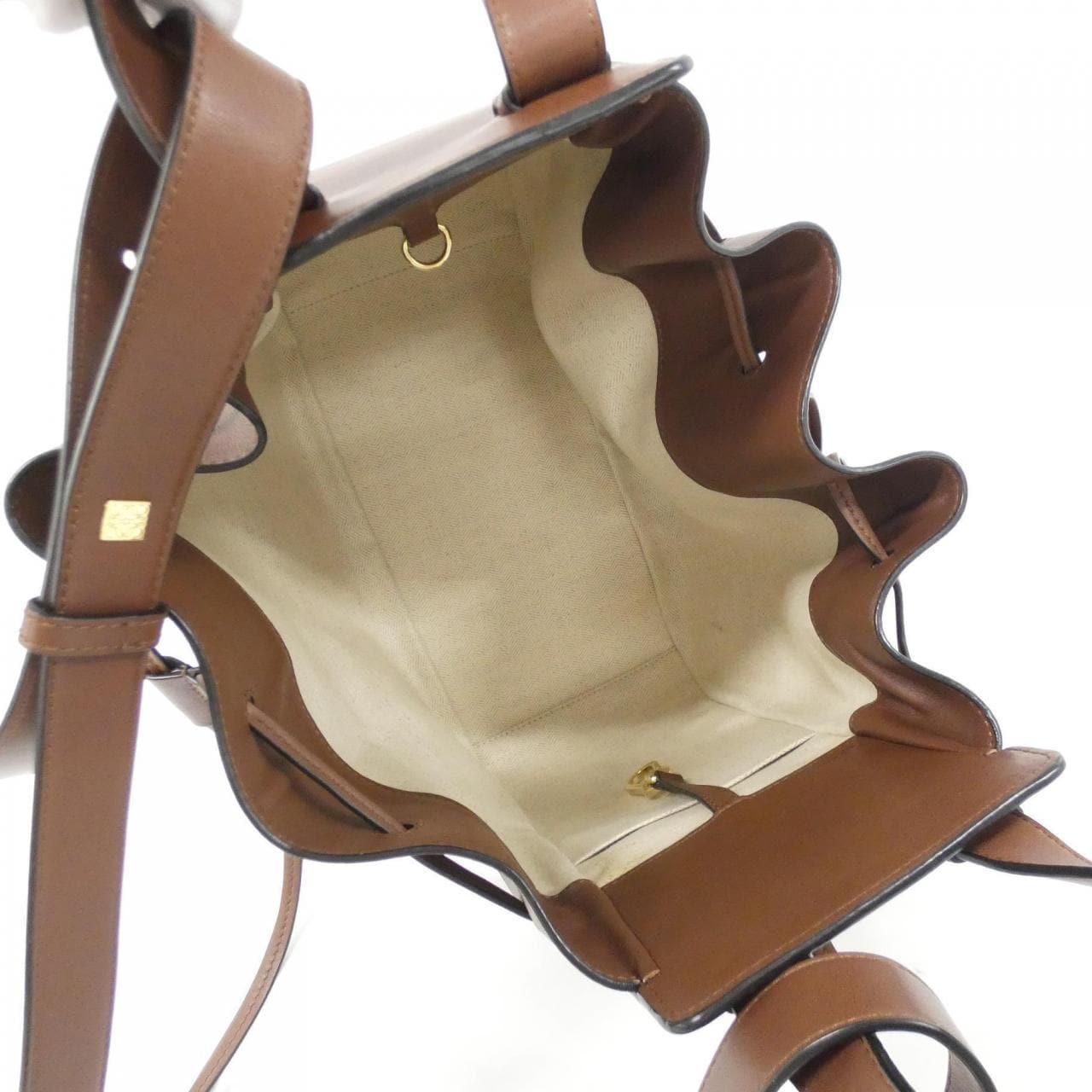 ロエベ ハンモック ドローストリング ミディアム 329 77 V06 ショルダーバッグ