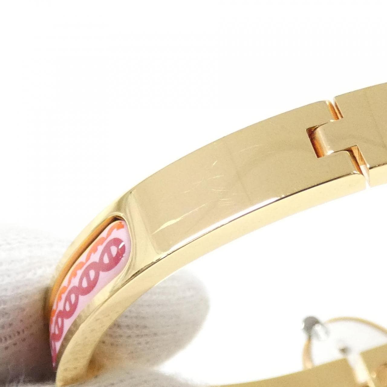 エルメス VAGUES MAILLONS ミニ クリック シェーヌダンクル PM 202314FO ブレスレット