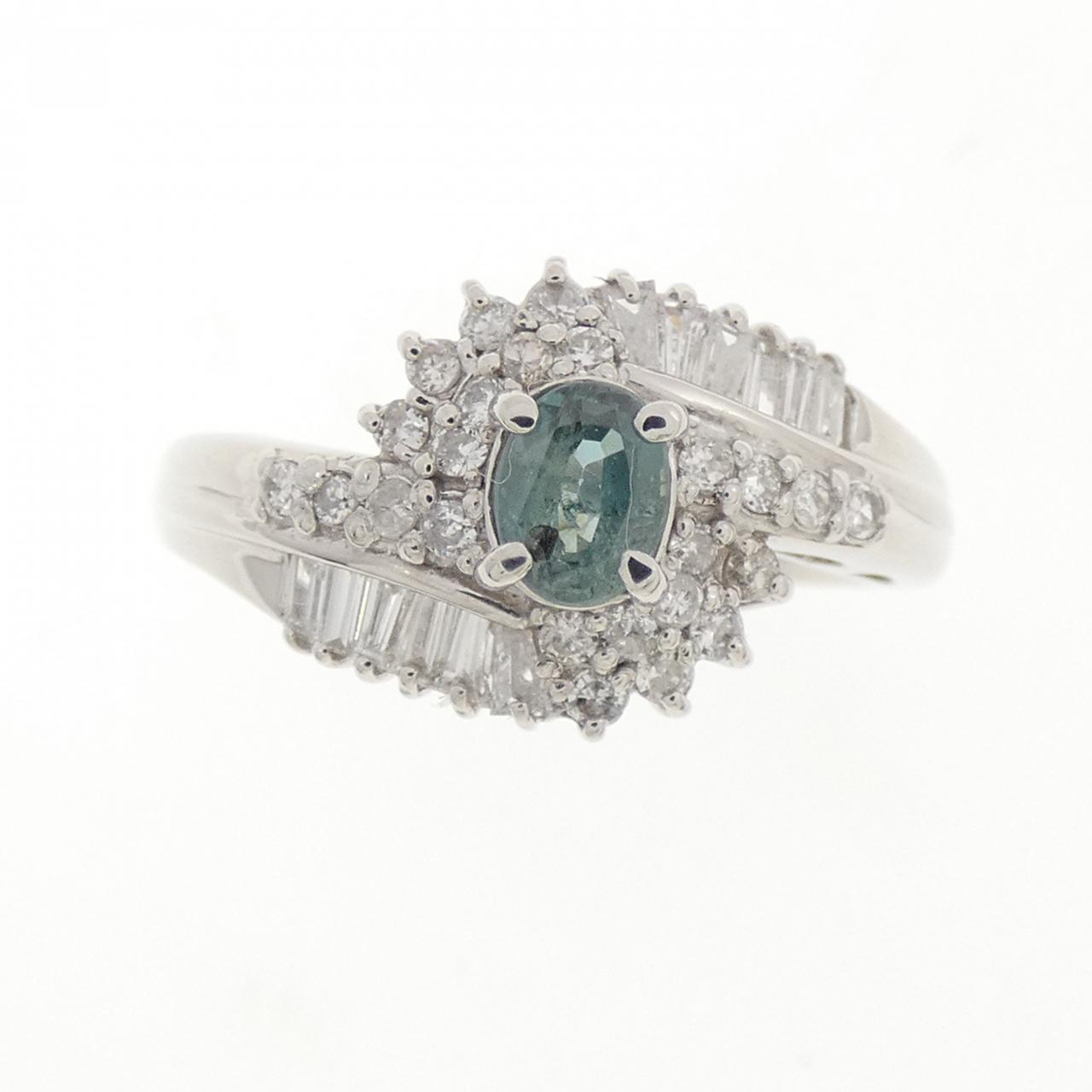 PT900 アレキサンドライト リング 0.29CT