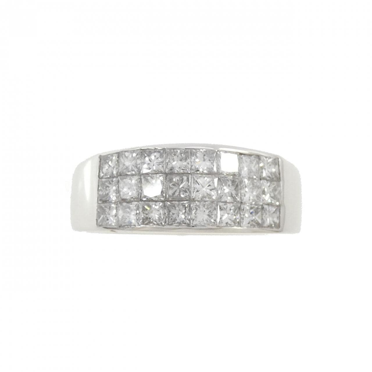 K18WG Diamond ring