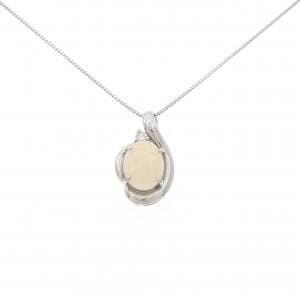 PT900/PT850 オパール ネックレス 1.41CT