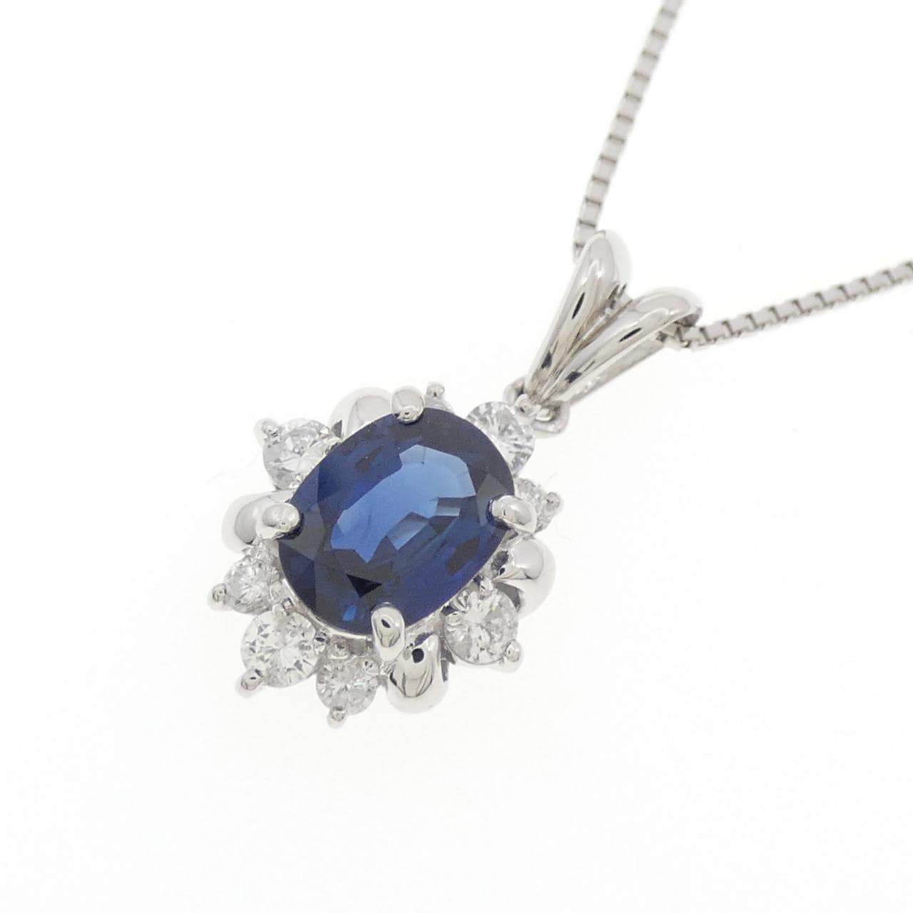 PT900/PT850 サファイヤ ネックレス 1.20CT