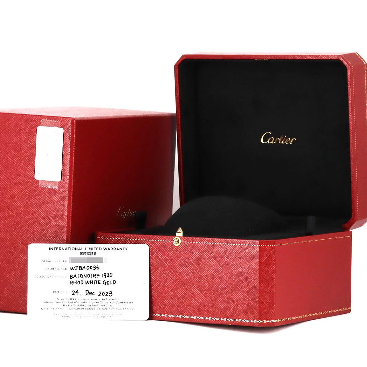 カルティエ ベニュワールミニ WG/3D WJBA0036 WG クォーツ