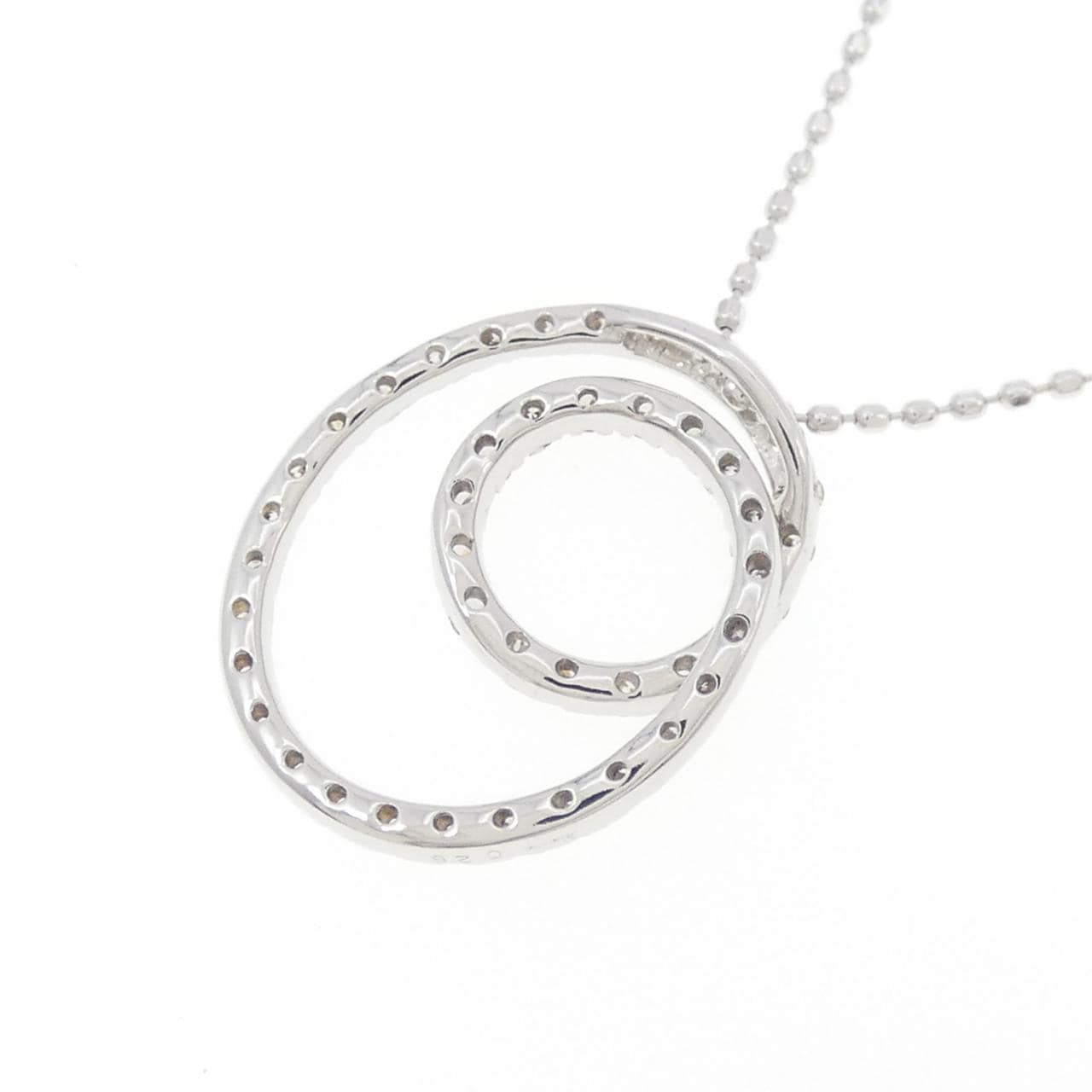 K18WG ダイヤモンド ネックレス 0.28CT