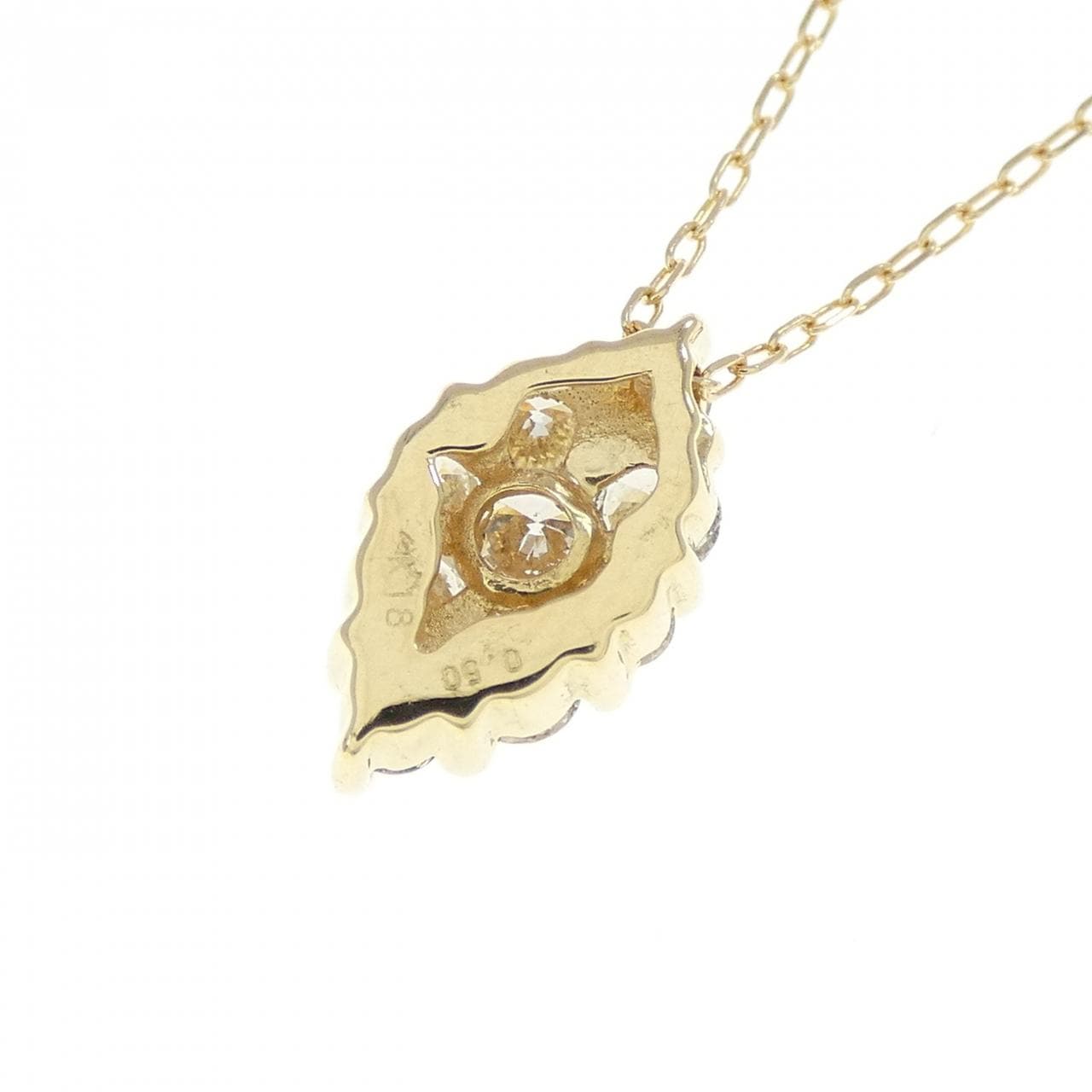 K18YG ダイヤモンド ネックレス 0.50CT