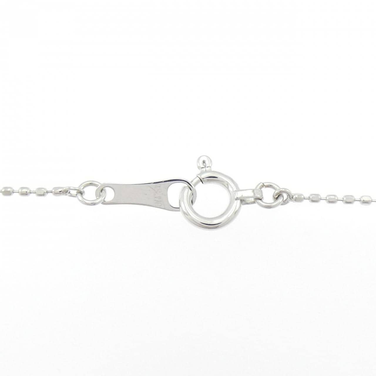 K18WG パライバトルマリン ネックレス 0.06CT