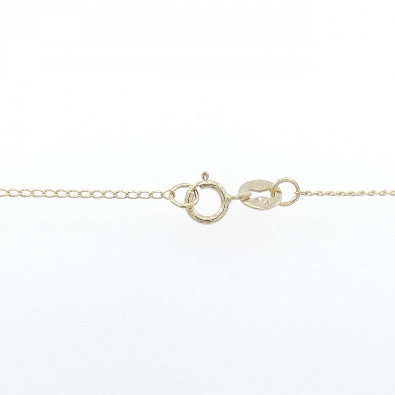 K10YG/K10WG ハート ダイヤモンド ネックレス