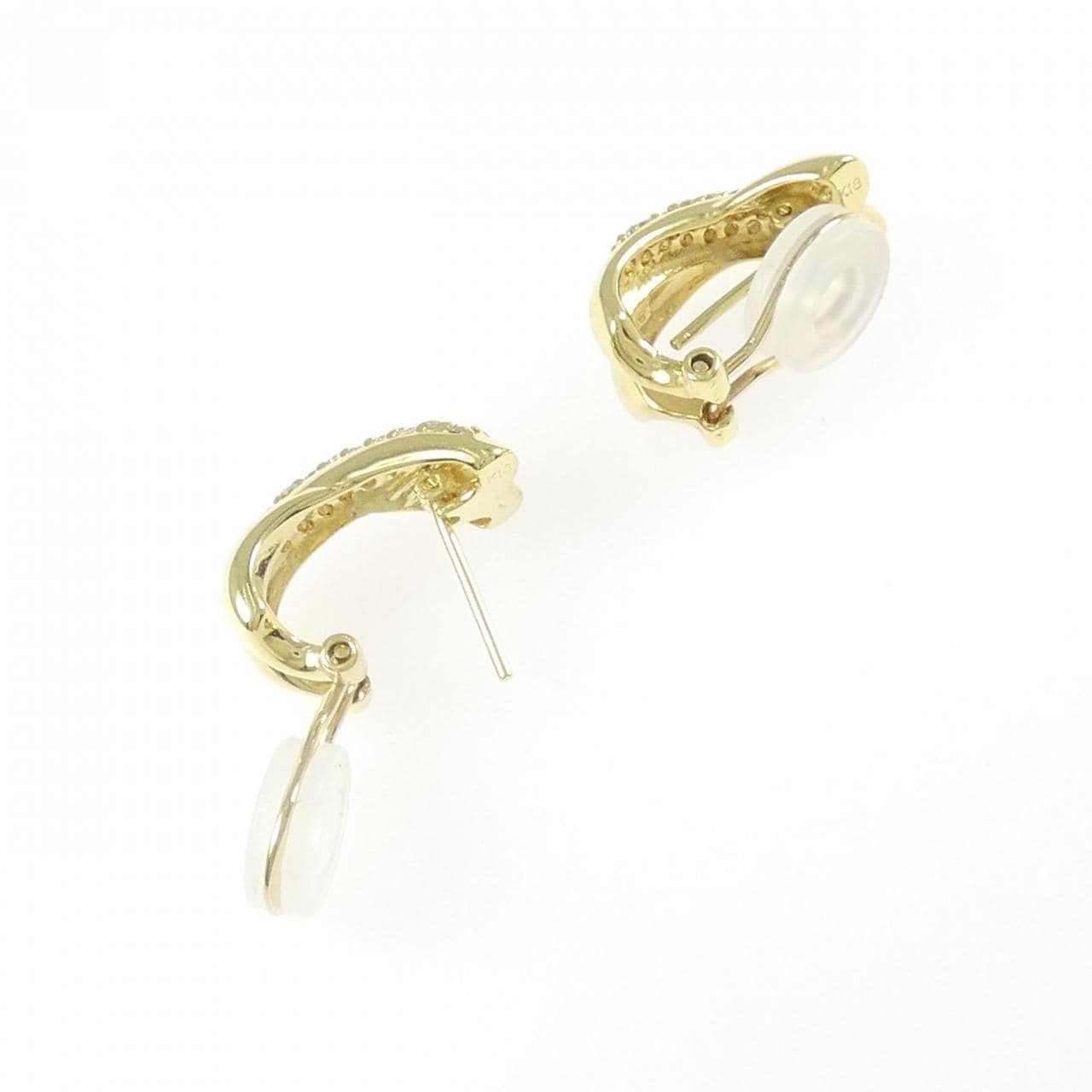 K18YG ダイヤモンド ピアス 0.4CT