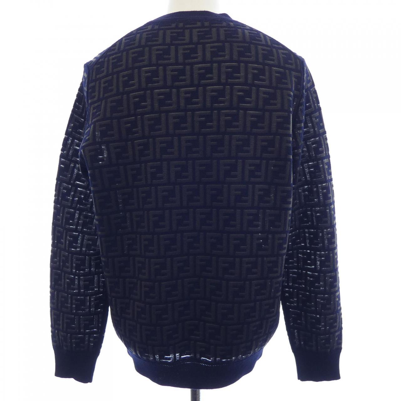 フェンディ FENDI エンブロイダードコットンスエットシャツ FZY063 AAUQ ニット