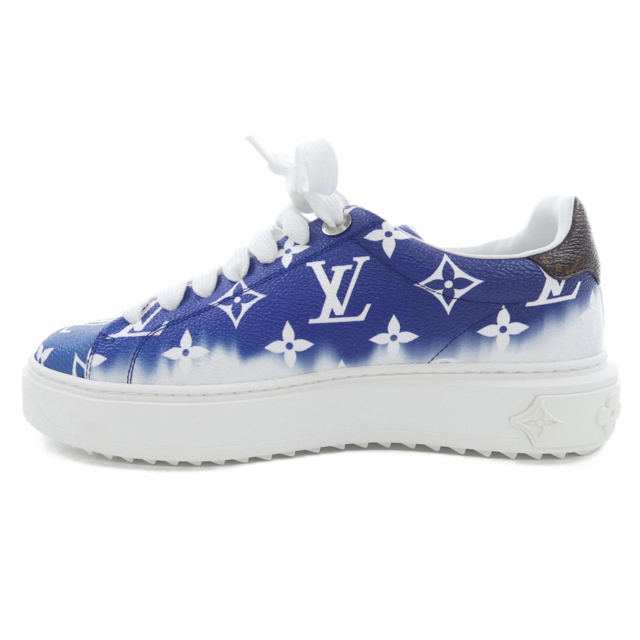 ルイヴィトン LOUIS VUITTON パテントモノグラムキャンバス LV エスカル タイムアウトライン スニーカー