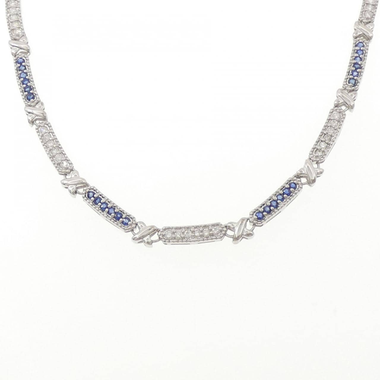 PT850 サファイヤ ネックレス 2.26CT