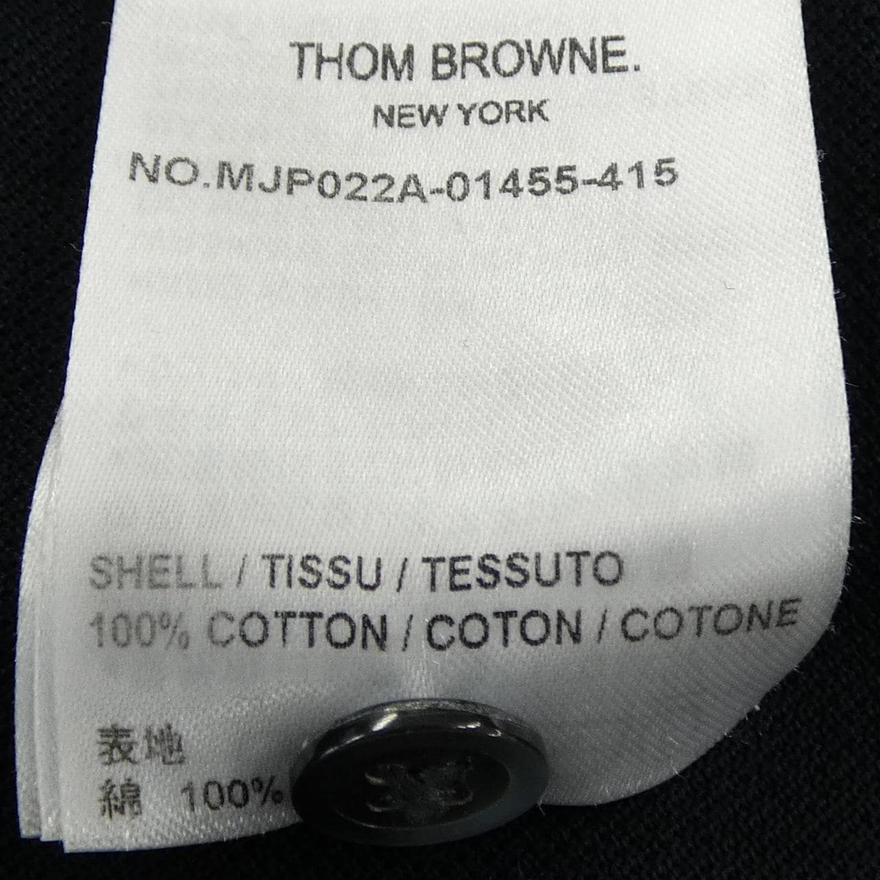 トムブラウン THOM BROWNE ピケ ポケット ポロシャツ 4BAR MJP022A ポロシャツ