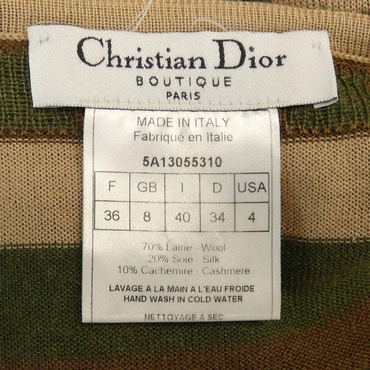 CHRISTIAN DIOR KNIT BY CHRISTIAN DIOR DIOR CHRISTIAN DIOR