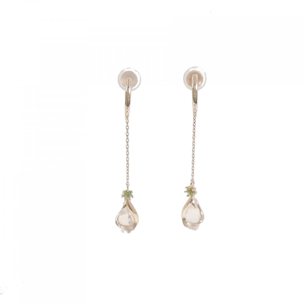 スタージュエリー ローズクオーツ イヤリング