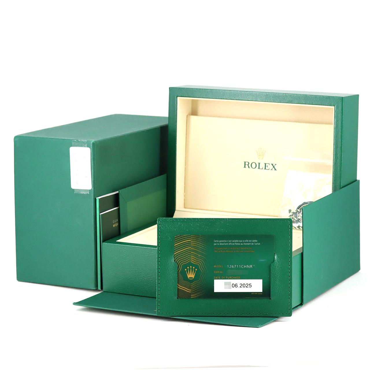 ロレックス GMTマスターⅡ 126711CHNR SSxPG 自動巻 ランダム番